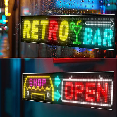 높은 밝기 3500 니트 LED 유연 화면 블루투스 연결 1330x192mm