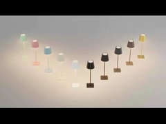 재충전 가능한 LED 데스크 램프 터치 센서 스위치 스탠드 클립 디자인 DC 5V/1A 출력 전압