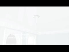 1800 루멘의 둥근 RGBIC LED 천장등 밝기 하드 와이어 설치 디메이블 기능