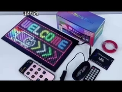 높은 밝기 3500 니트 LED 유연 화면 블루투스 연결 1330x192mm